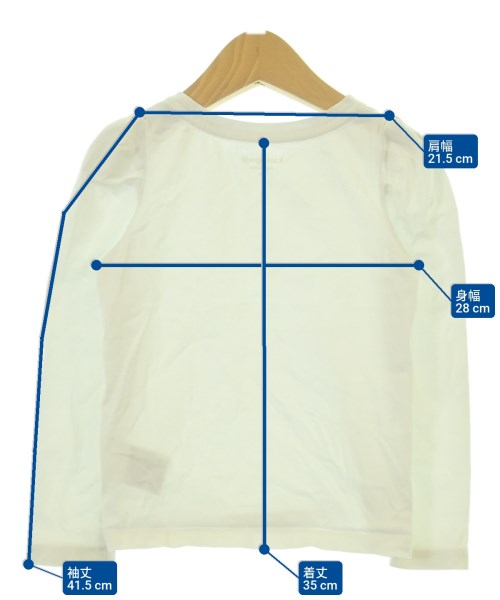 kate spade new york（ケイトスペードニューヨーク）Tシャツ・カットソー 白 サイズ:110(5T-6T) キッズ/2200688108359