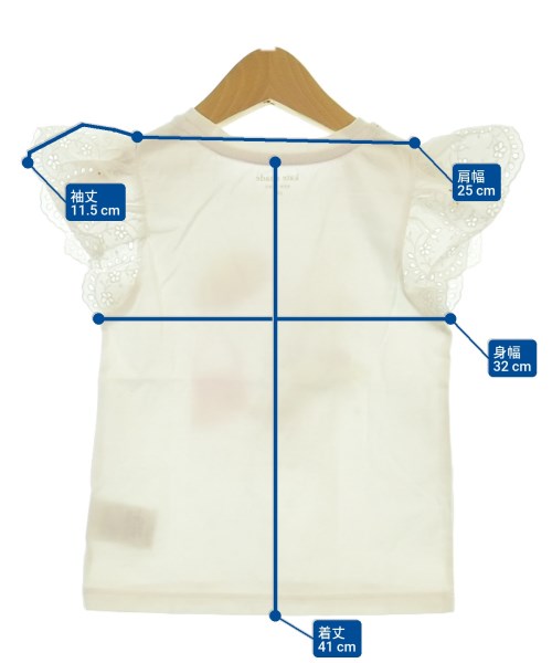 kate spade new york（ケイトスペードニューヨーク）Tシャツ・カットソー 白 サイズ:120(7T-8T) キッズ/2200631396031