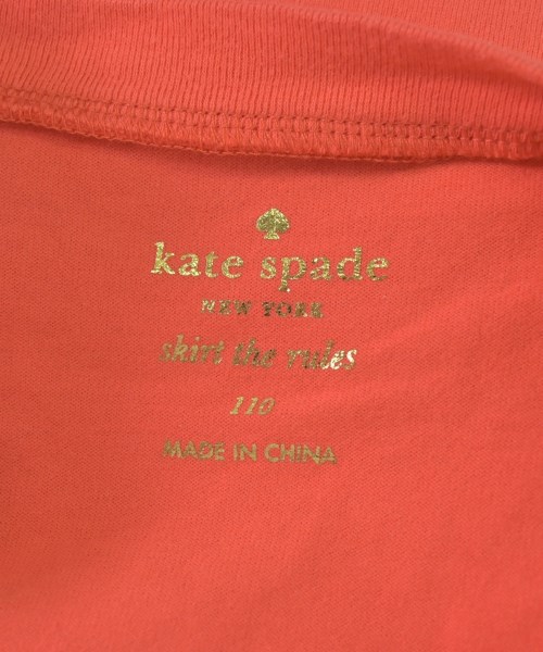 kate spade new york（ケイトスペードニューヨーク）Tシャツ・カットソー 赤 サイズ:110(5T-6T) キッズ/2200703464033