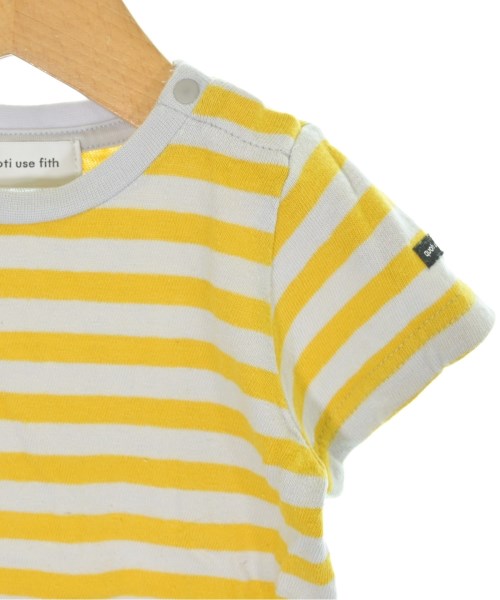 quoti use fith（クゥオティ　ユース　フィス）Tシャツ・カットソー 黄 サイズ:S(100cm位) キッズ/2200698803244