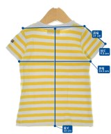 quoti use fith（クゥオティ　ユース　フィス）Tシャツ・カットソー 黄 サイズ:S(100cm位) キッズ/2200698803244