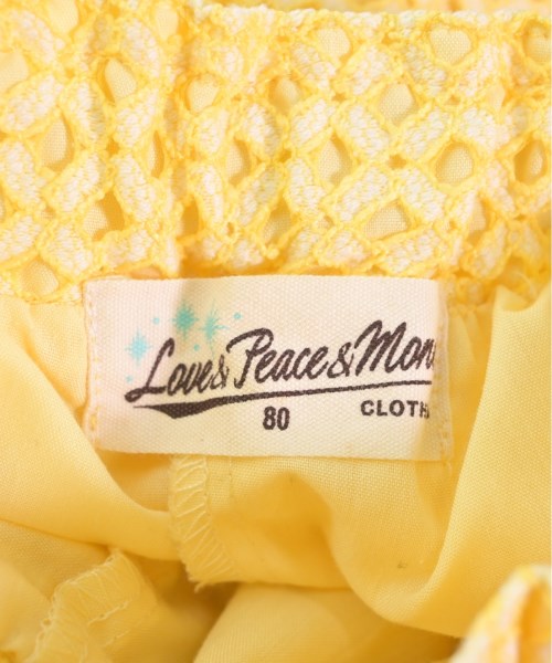 Love&Peace&money（ラブアンドピースアンドマネー）その他 黄 サイズ:80 キッズ/2200454865035