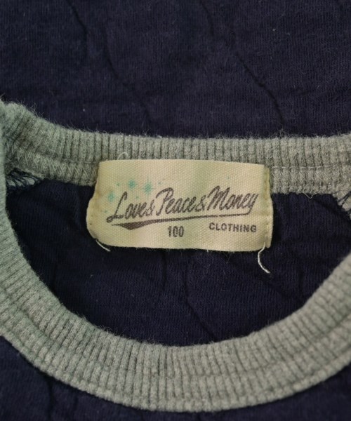Love&Peace&money（ラブアンドピースアンドマネー）スウェット 紺 サイズ:100(3T-4T) キッズ/2200633615055
