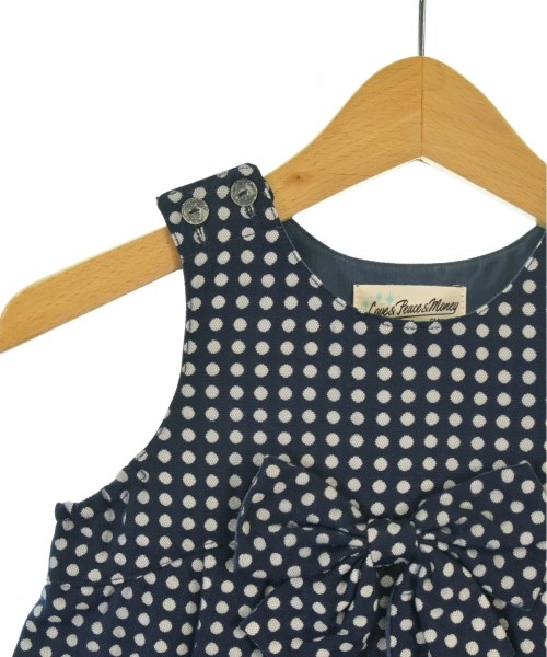 Love&Peace&money（ラブアンドピースアンドマネー）ワンピース（その他） 紺 サイズ:100(3T-4T) キッズ/2200647773024