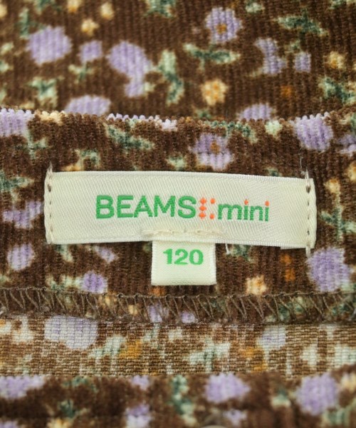 BEAMS mini（ビームスミニ）ワンピース（その他） 茶 サイズ:120(7T-8T) キッズ/2200614239157