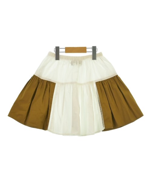 Au Clair De La Lune（オークレールドゥラリュンヌ）スカート（その他） 白 サイズ:130(9T-10T) キッズ/2200643288065