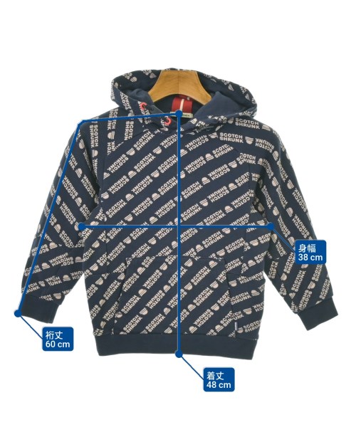 SCOTCH&SODA SHRUNK（スコッチアンドソーダ　シュランク）パーカー 紺 サイズ:104(3T-4T) キッズ/2200672740039