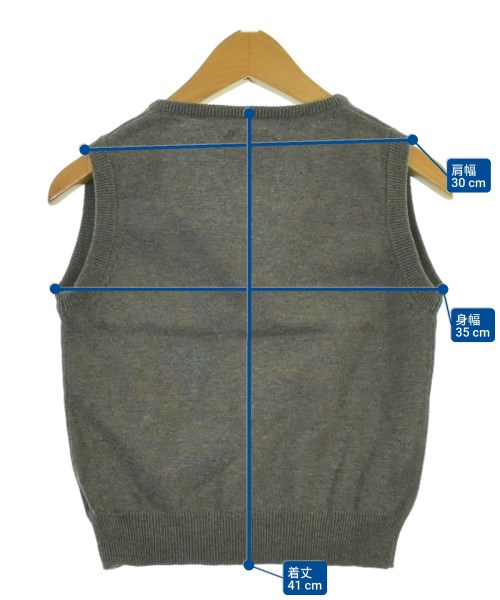 Smoothy（スムージー）ニット グレー サイズ:M(120cm位) キッズ/2200660637136