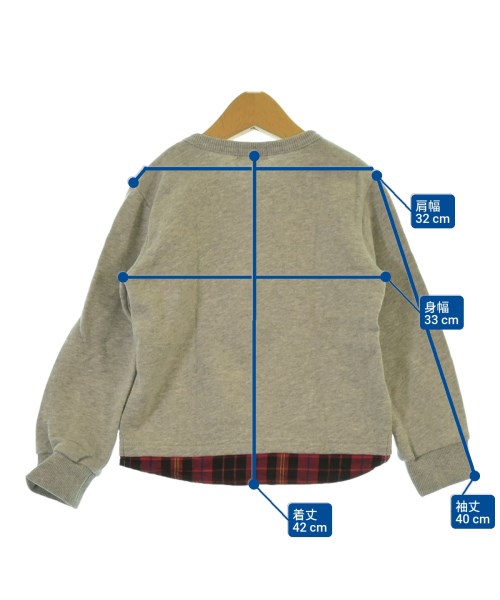 KP（ケーピー）スウェット グレー サイズ:110(5T-6T) キッズ/2200637051057