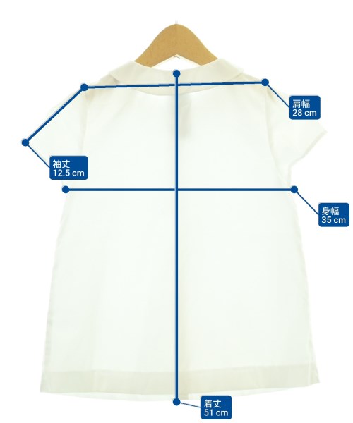 jacadi（ジャカディ）シャツ 白 サイズ:128(9T-10T) キッズ/2200674714359