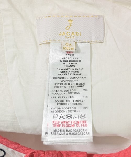 jacadi（ジャカディ）ワンピース（その他） 白 サイズ:128(9T-10T) キッズ/2200715525104