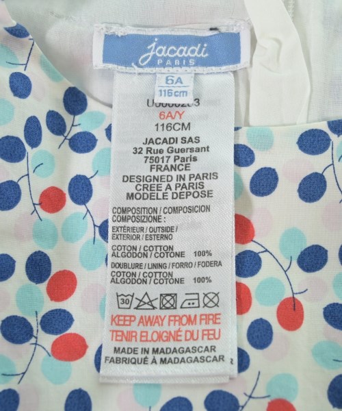 jacadi（ジャカディ）ワンピース（その他） 青 サイズ:116(7T-8T) キッズ/2200730679073
