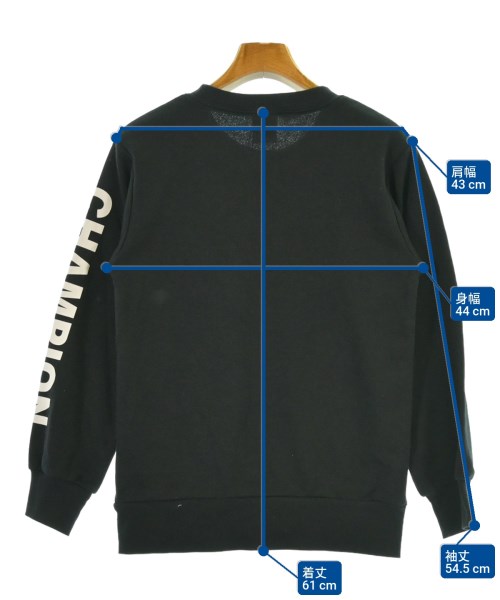 CHAMPION（チャンピオン）パーカー 黒 サイズ:150(13T-14T) キッズ/2200635399014