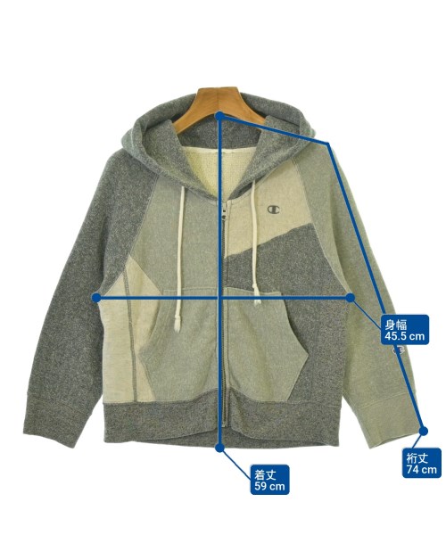 CHAMPION（チャンピオン）パーカー グレー サイズ:-(150cm位) キッズ/2200675423120