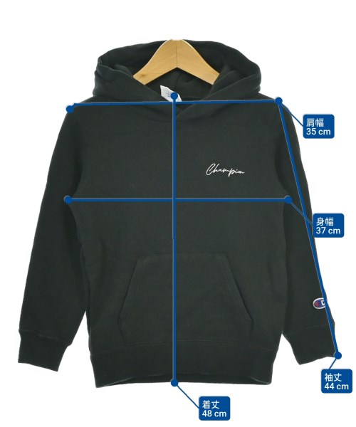 CHAMPION（チャンピオン）スウェット 黒 サイズ:120(7T-8T) キッズ/2200641211041