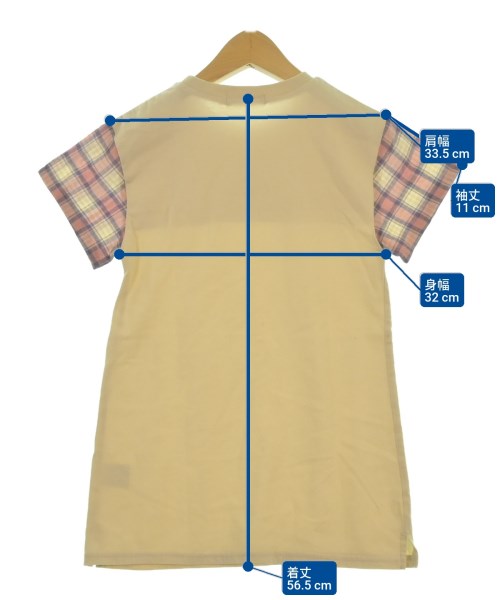 Noeil aime BeBe（ノイユエームベベ）ワンピース（その他） ベージュ サイズ:110(5T-6T) キッズ/2200614176025