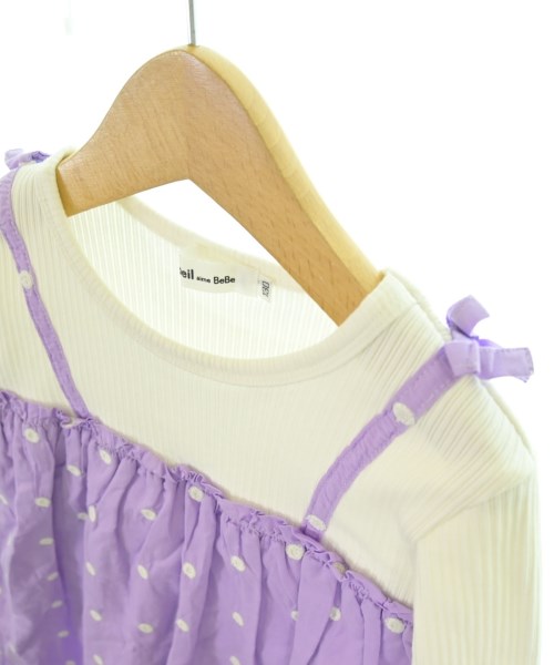 Noeil aime BeBe（ノイユエームベベ）ワンピース（その他） 紫 サイズ:130(9T-10T) キッズ/2200683192162
