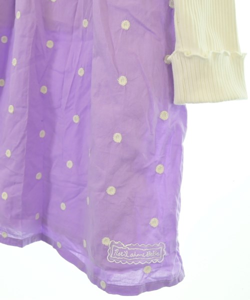 Noeil aime BeBe（ノイユエームベベ）ワンピース（その他） 紫 サイズ:130(9T-10T) キッズ/2200683192162