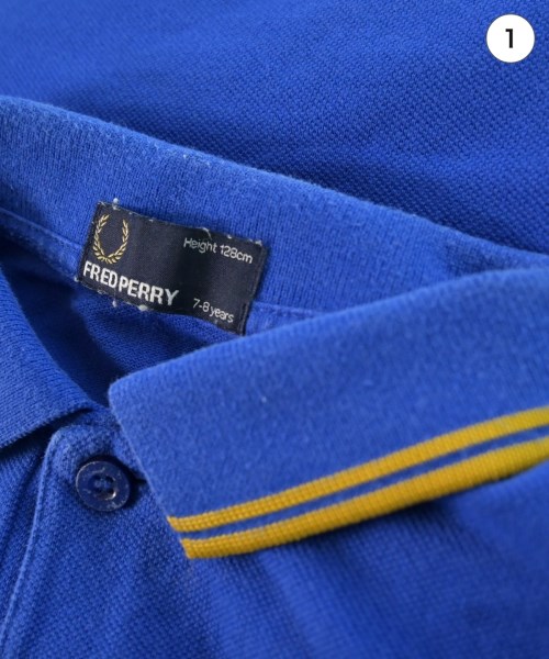 FRED PERRY（フレッドペリー）Tシャツ・カットソー 青 サイズ:7-8years(128cm) キッズ/2200639236094