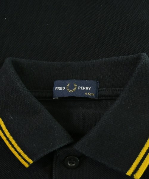 FRED PERRY（フレッドペリー）シャツ 黒 サイズ:100(3T-4T) キッズ/2200678404065