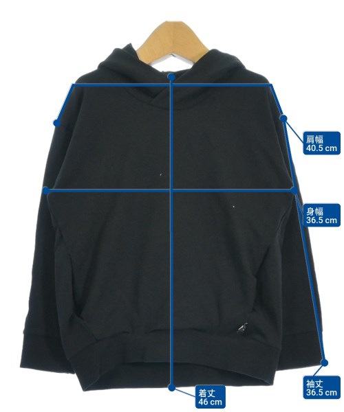 PAPU（パプ）パーカー 黒 サイズ:110(5T-6T) キッズ/2200610424304