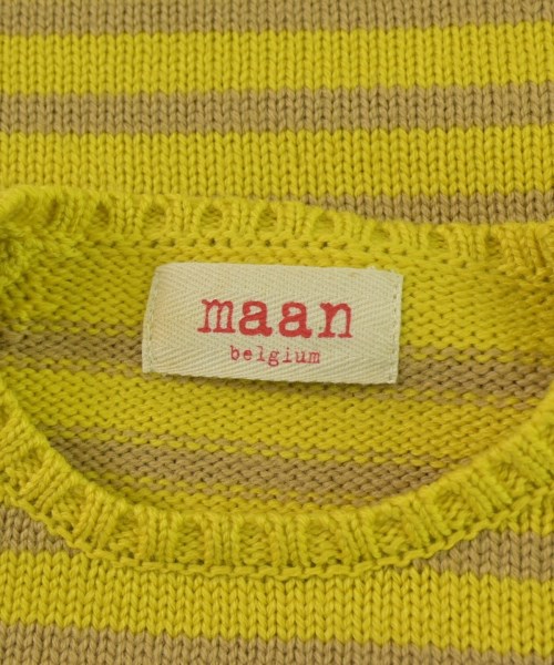 maan（マーン）ニット 黄 サイズ:116(7T-8T) キッズ/2200668542043