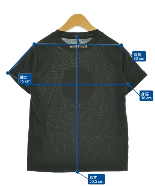 mont-bell（モンベル）Tシャツ・カットソー 黒 サイズ:130(9T-10T) キッズ/2200626197070