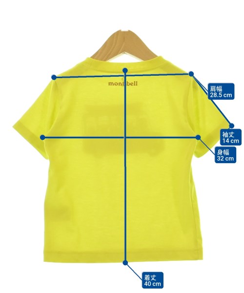 mont-bell（モンベル）Tシャツ・カットソー 黄 サイズ:100(3T-4T) キッズ/2200658345098