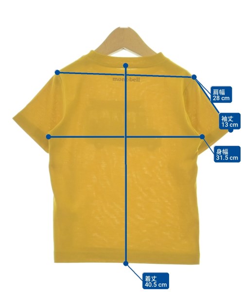mont-bell（モンベル）Tシャツ・カットソー 黄 サイズ:110(5T-6T) キッズ/2200709804239
