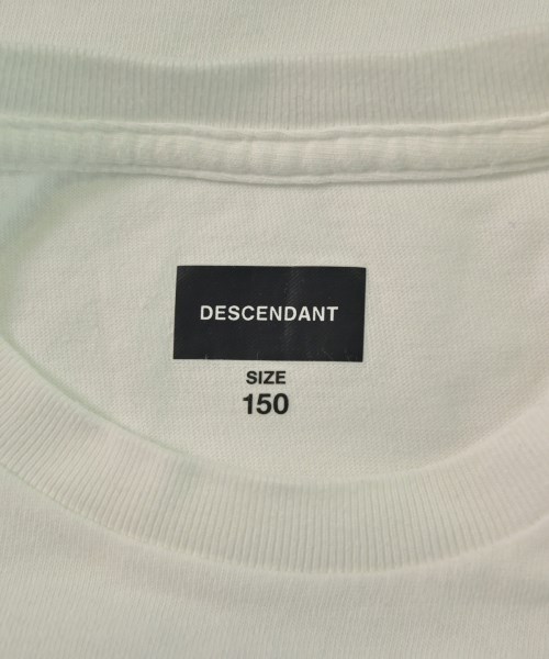 DESCENDANT（ディセンダント）Tシャツ・カットソー 白 サイズ:150(13T-14T) キッズ/2200622607078