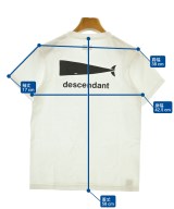 DESCENDANT（ディセンダント）Tシャツ・カットソー 白 サイズ:150(13T-14T) キッズ/2200622607078