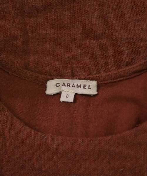 CARAMEL（キャラメル）ワンピース（その他） 茶 サイズ:6(110cm位) キッズ/2200678477243