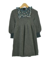 CARAMEL（キャラメル）ワンピース（その他） グレー サイズ:120(7T-8T) キッズ/2200670994052