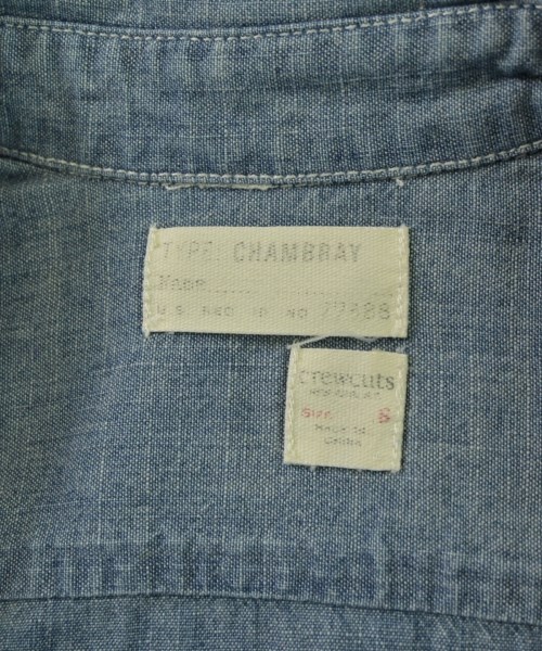 crewcuts（クルーカッツ）シャツ 青 サイズ:8(120cm位) キッズ/2200674055216