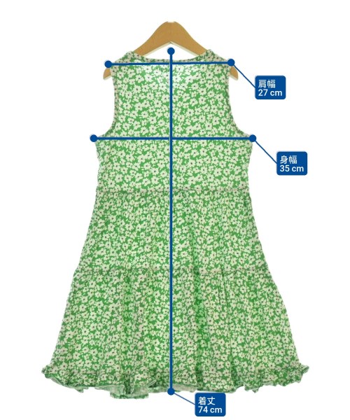 crewcuts（クルーカッツ）ワンピース（その他） 緑 サイズ:120(7T-8T) キッズ/2200640338138