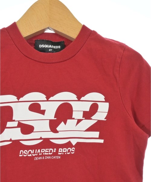 DSQUARED（ディースクエアード）Tシャツ・カットソー 赤 サイズ:4Y(100cm位) キッズ/2200608493138
