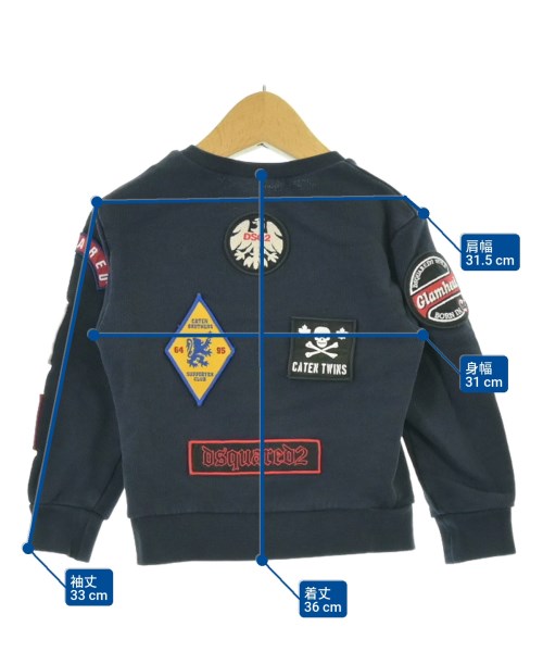 DSQUARED（ディースクエアード）スウェット 紺 サイズ:95(36M) キッズ/2200687220069