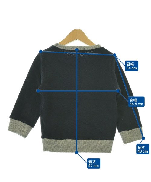 TRAVELING ALONE（トラベリングアローン）ニット 紺 サイズ:M(120cm位) キッズ/2200668542142