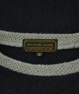 TRAVELING ALONE（トラベリングアローン）ニット 紺 サイズ:M(120cm位) キッズ/2200668542142