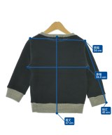 TRAVELING ALONE（トラベリングアローン）ニット 紺 サイズ:M(120cm位) キッズ/2200668542142