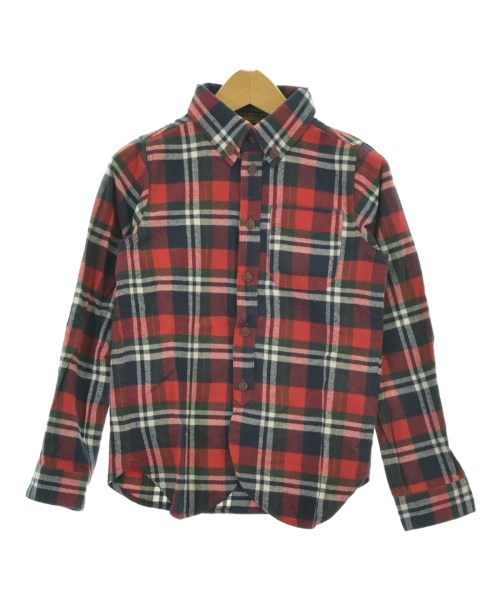 TRAVELING ALONE(トラベリングアローン)シャツ 赤 サイズ:130(9T-10T)/2200668542159