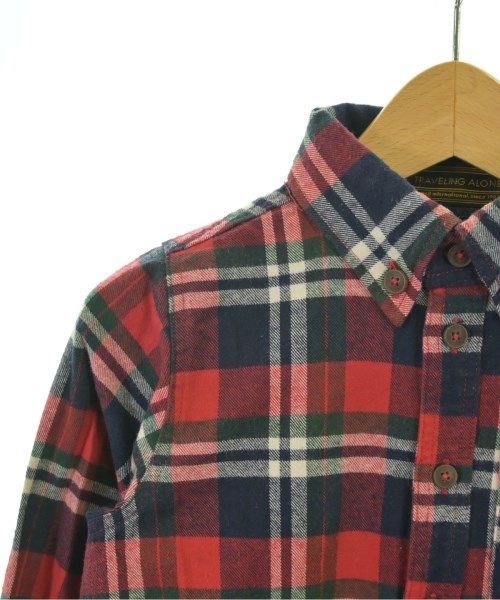 TRAVELING ALONE（トラベリングアローン）シャツ 赤 サイズ:130(9T-10T) キッズ/2200668542159