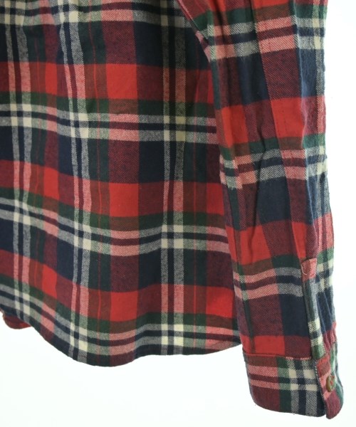 TRAVELING ALONE（トラベリングアローン）シャツ 赤 サイズ:130(9T-10T) キッズ/2200668542159