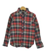 TRAVELING ALONE（トラベリングアローン）シャツ 赤 サイズ:130(9T-10T) キッズ/2200668542159