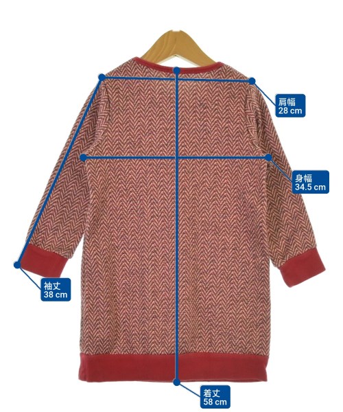 SLAP SLIP（スラップスリップ）ワンピース（その他） 赤 サイズ:110(5T-6T) キッズ/2200624947134