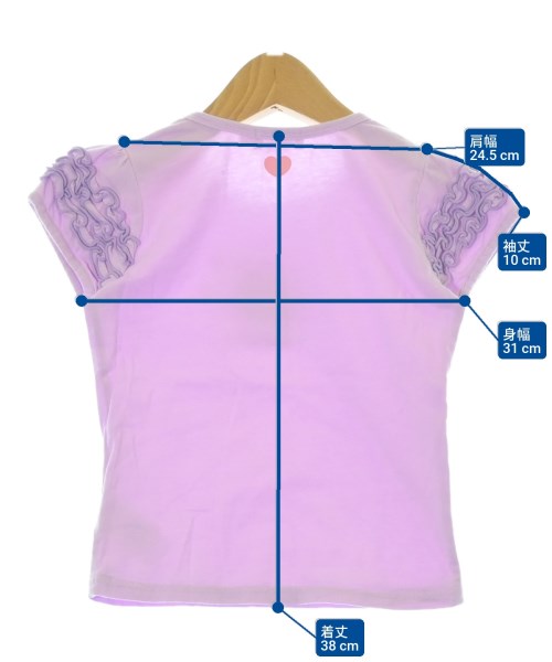 SLAP SLIP（スラップスリップ）Tシャツ・カットソー 紫 サイズ:110(5T-6T) キッズ/2200674732056