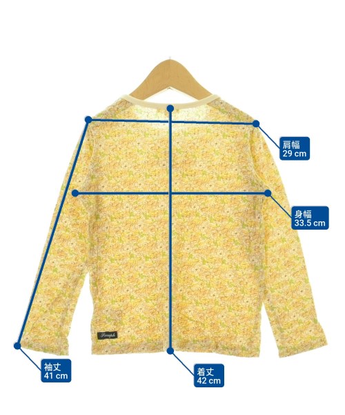 seraph（セラフ）Tシャツ・カットソー 黄 サイズ:120(7T-8T) キッズ/2200670129058