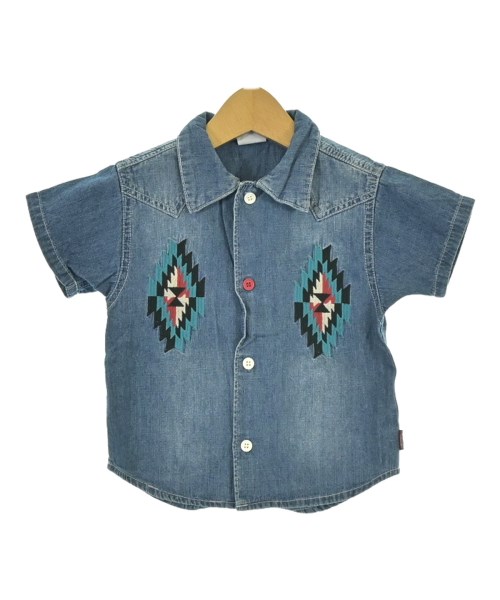 BREEZE(ブリーズ)シャツ 紺 サイズ:100(3T-4T)/2200642610034