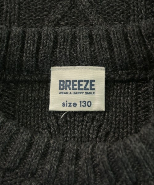 BREEZE（ブリーズ）ニット グレー サイズ:130(9T-10T) キッズ/2200622245126
