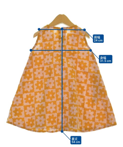 BREEZE（ブリーズ）ワンピース（その他） オレンジ サイズ:90(24M) キッズ/2200637955072